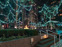 Courtyard at Sheraton Wall Centre Hotel
