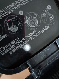 Not to mention there was mold in the coffee maker, keeping us from being able to make coffee at our leisure.