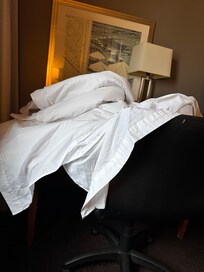 what we came back to when we arrived at the room the second time.