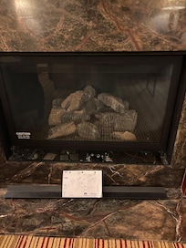 Broken fireplace