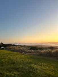 Looking north from ocean side of motel