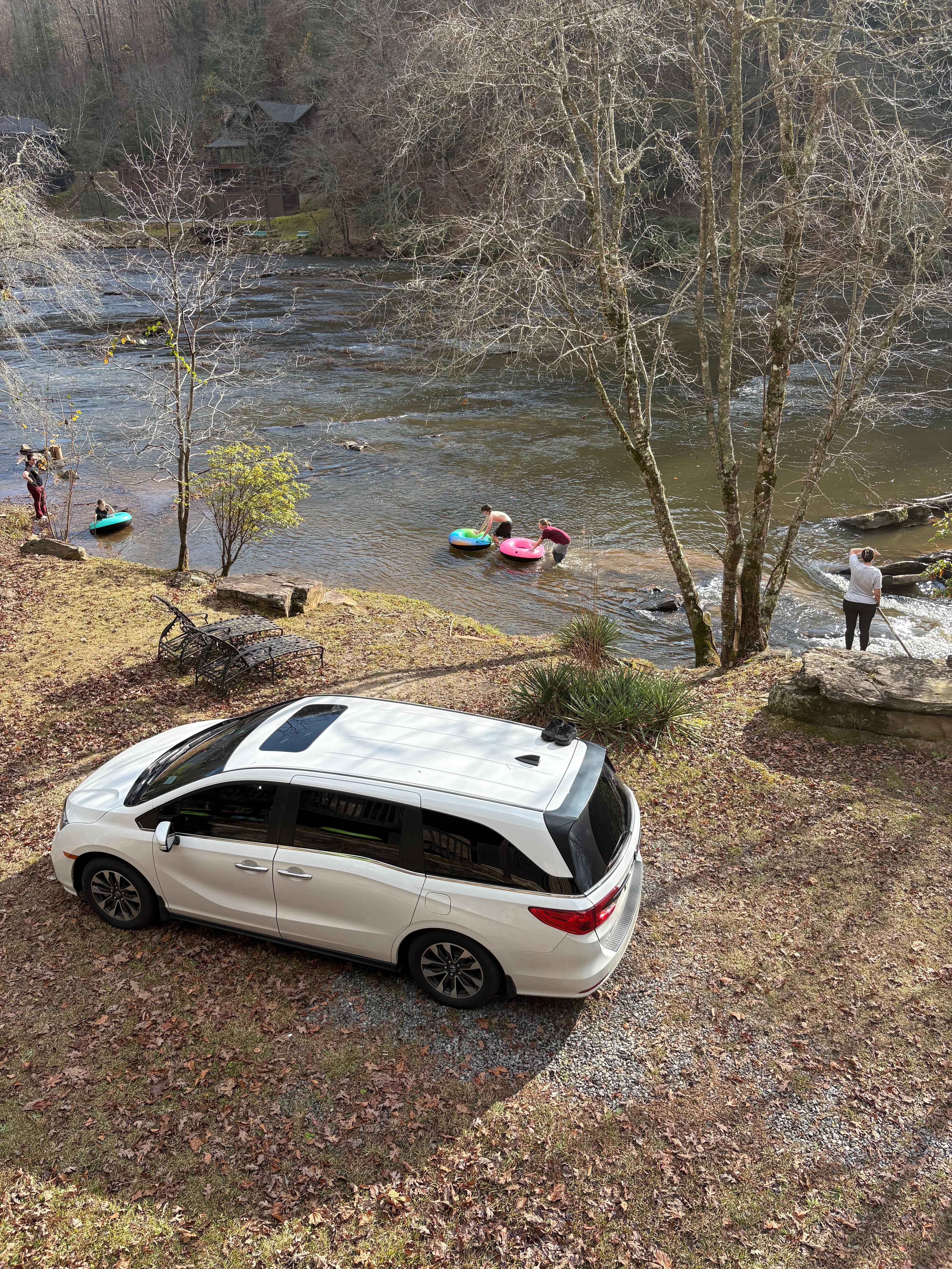 It was warm for November, but not the water!