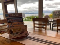 Perfect place for board games while feeling the beauty of the water.