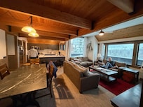 Living room + kitchen