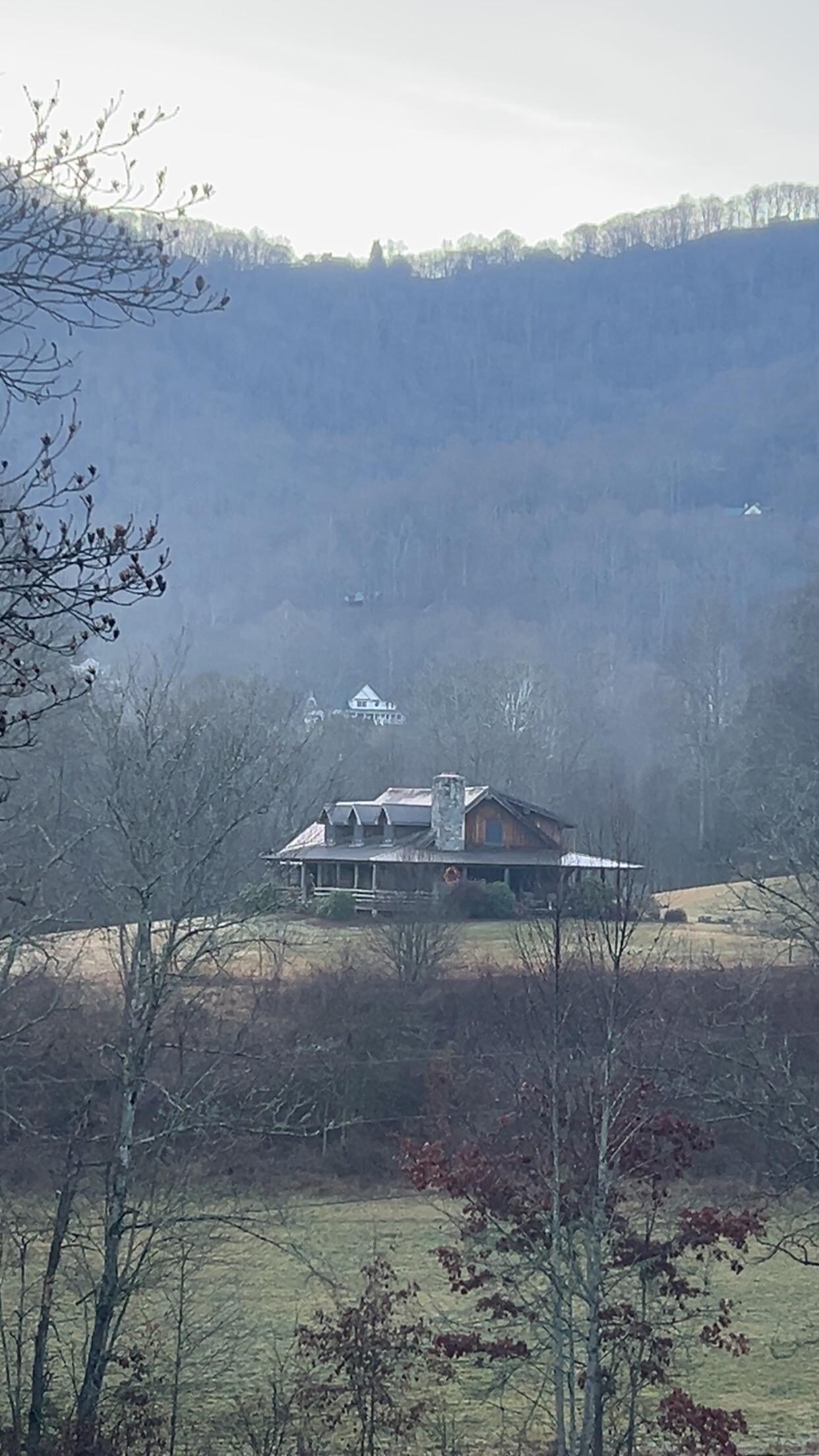 View across the valley
