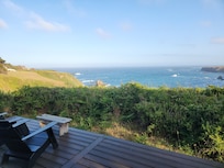 The deck and view