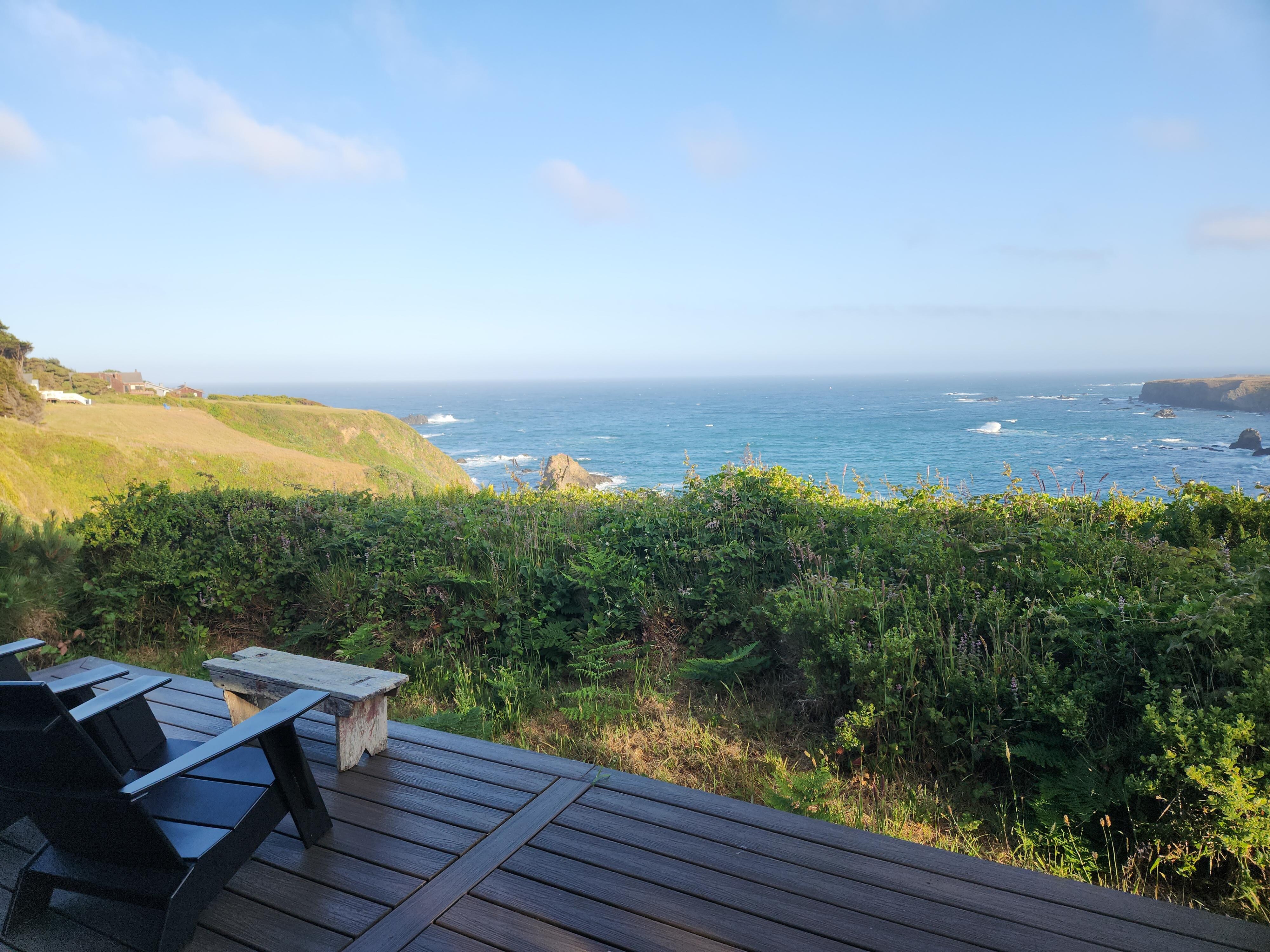 The deck and view