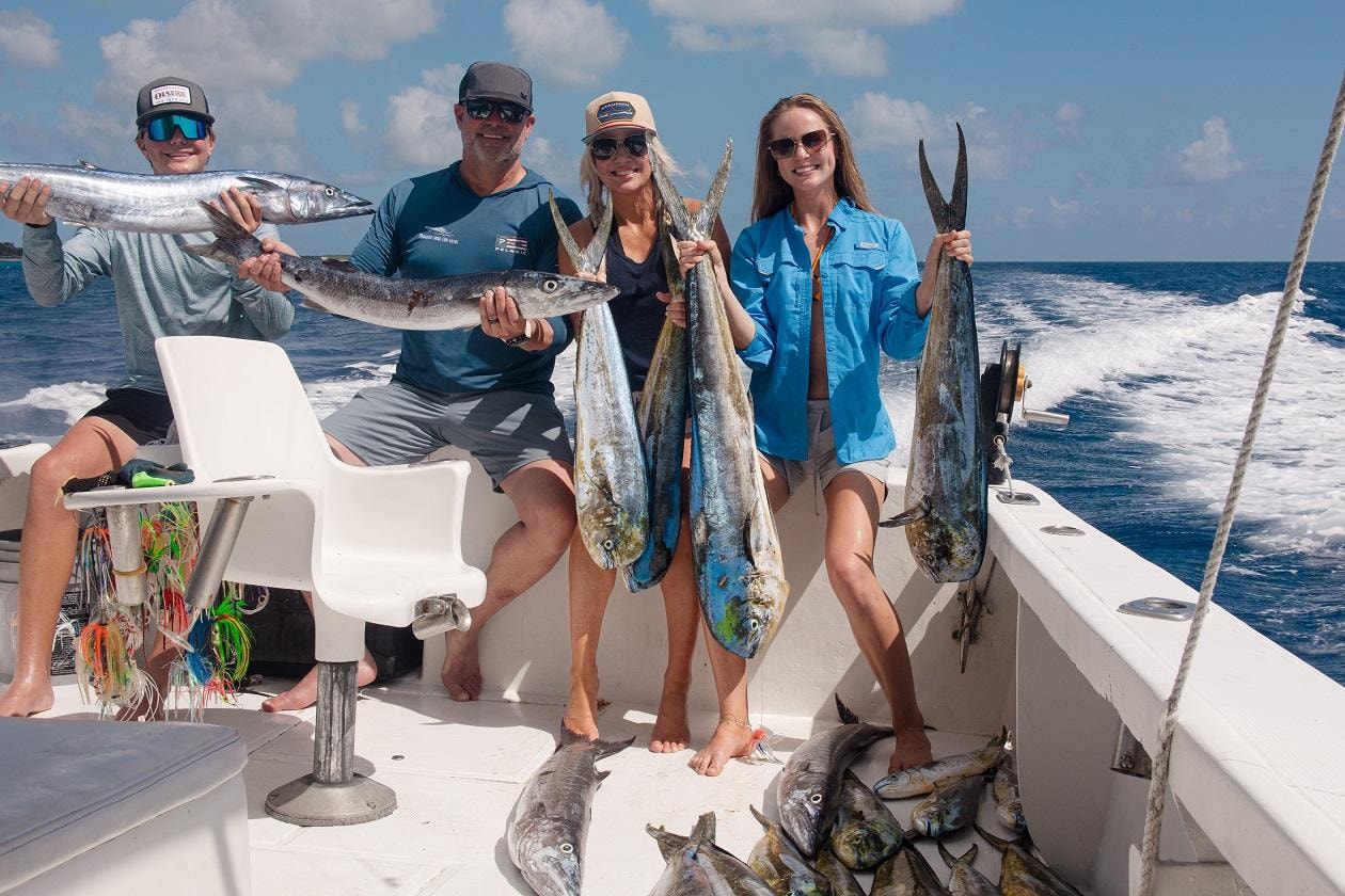 Great day fishing.  Big haul.