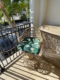 Enjoyed having morning coffee on the porch!