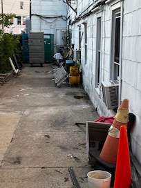 Sample of grounds on one side of the building