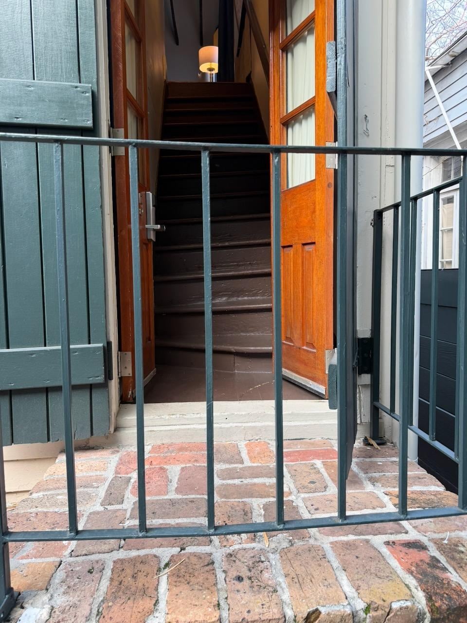 Room 45, nice but narrow stairs with a lot of pitch