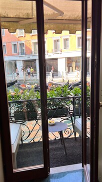 View from breakfast area