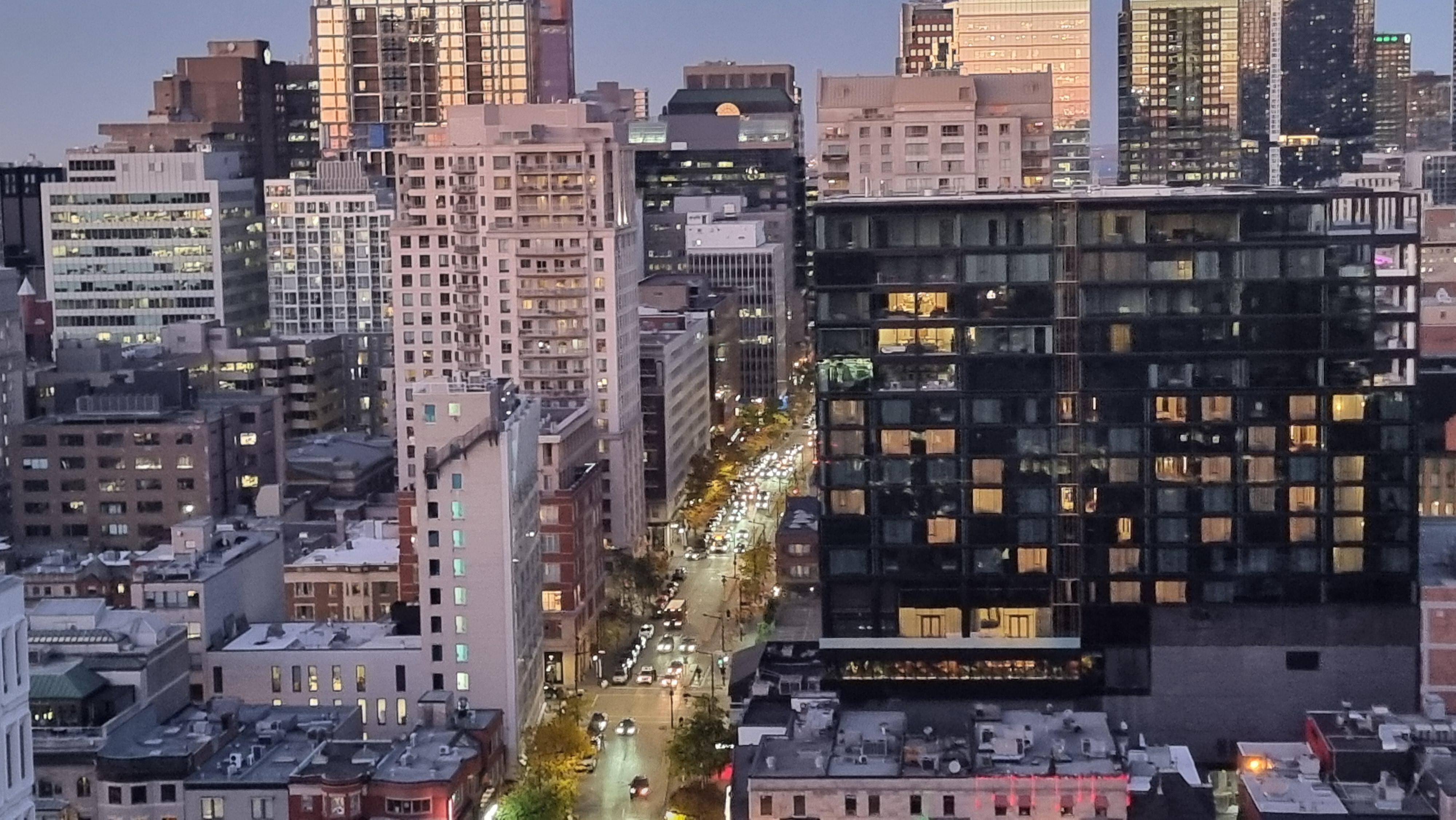 View from rooftop terrace