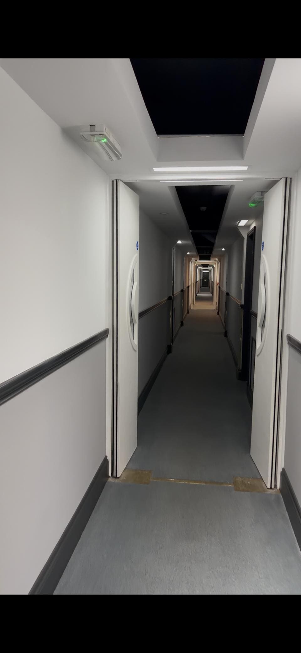 Slightly dystopian corridor 