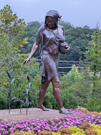 In front of Cherokee Casino