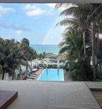 View from my hotel room balcony