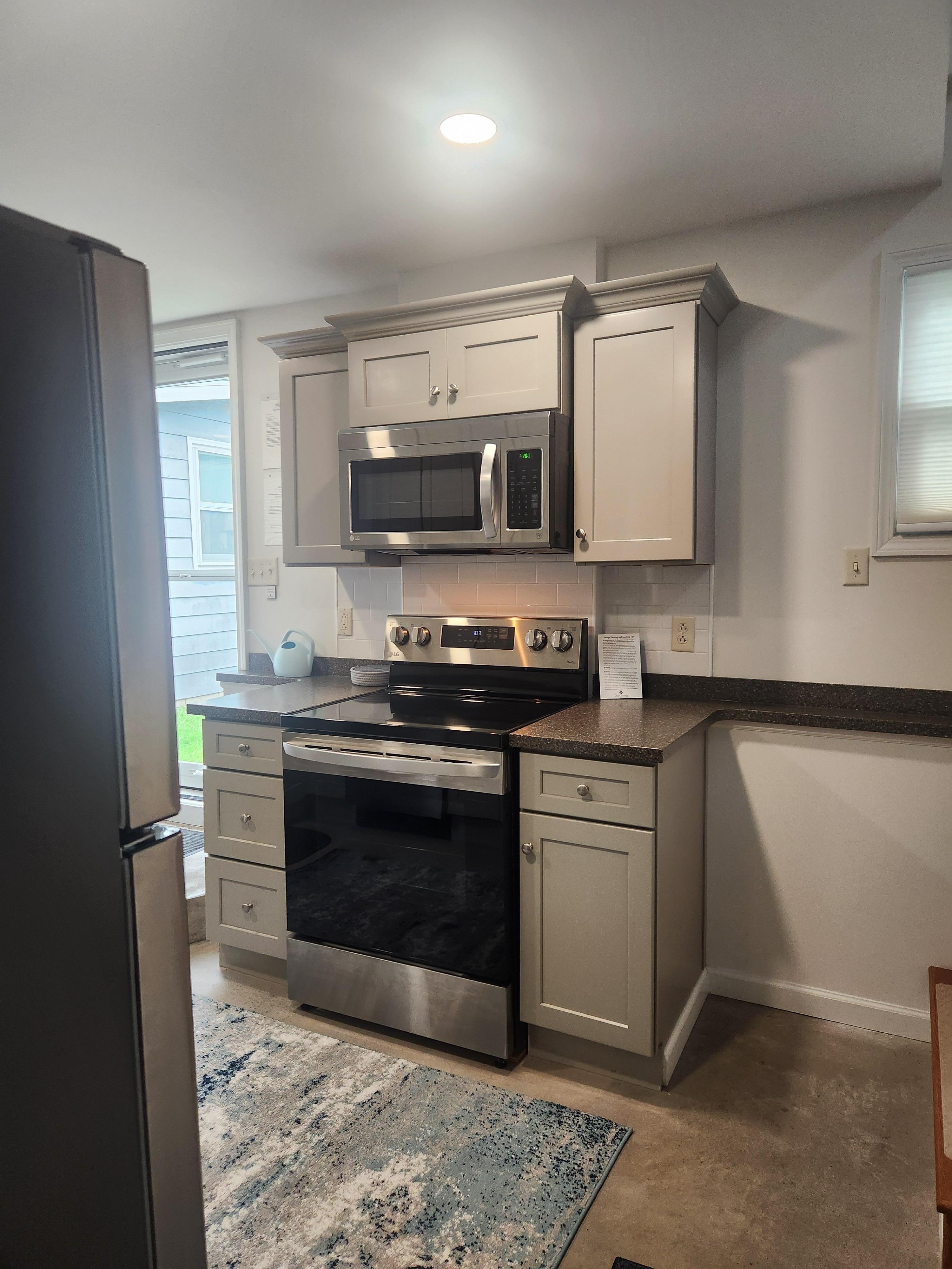 Modern kitchen appliances. 