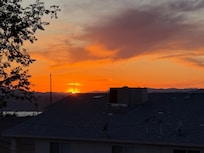 Sunset from back yard