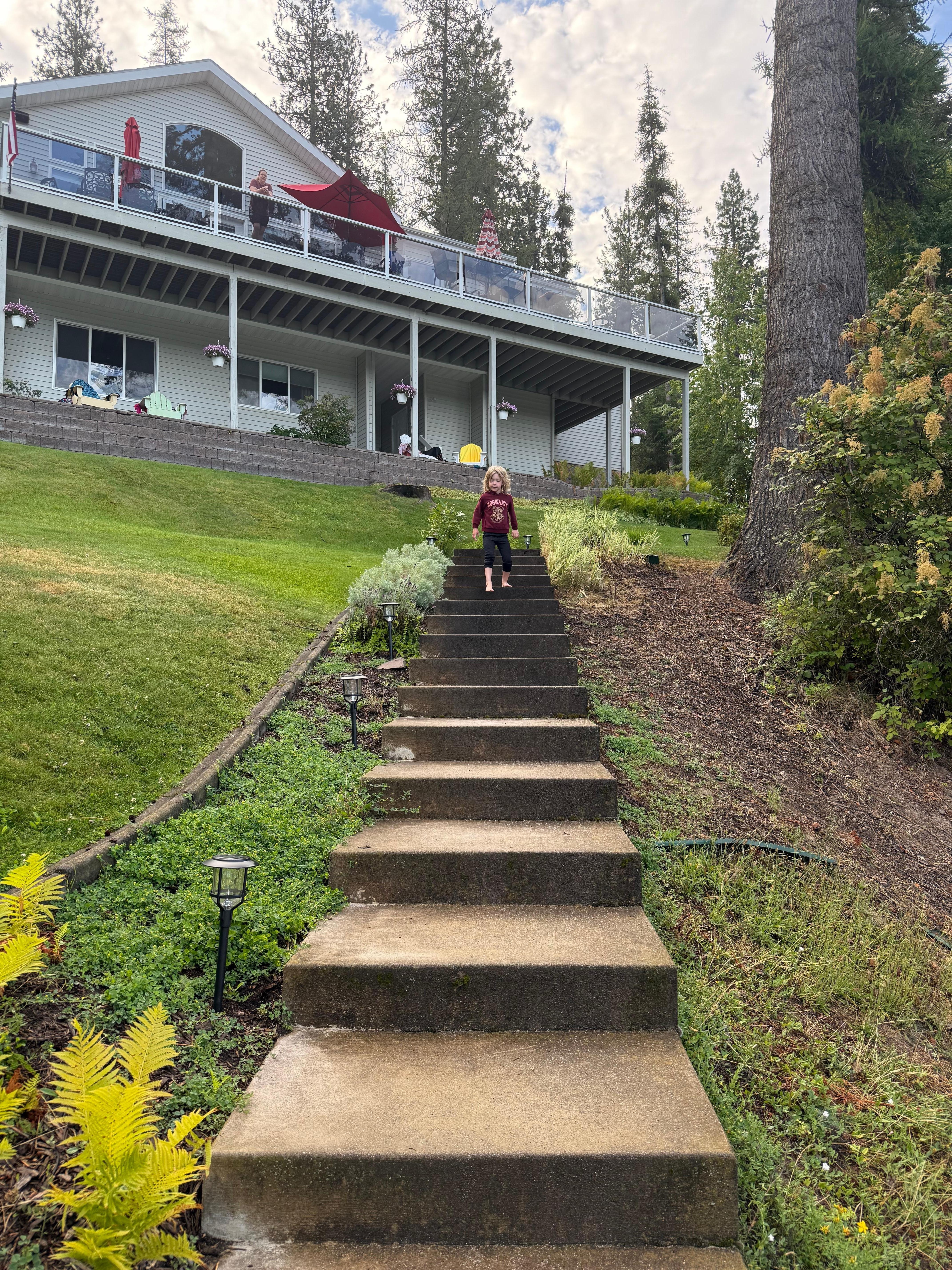 Walking to the beach