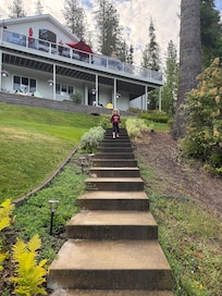 Walking to the beach