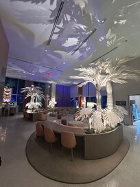 View of the hotel lobby