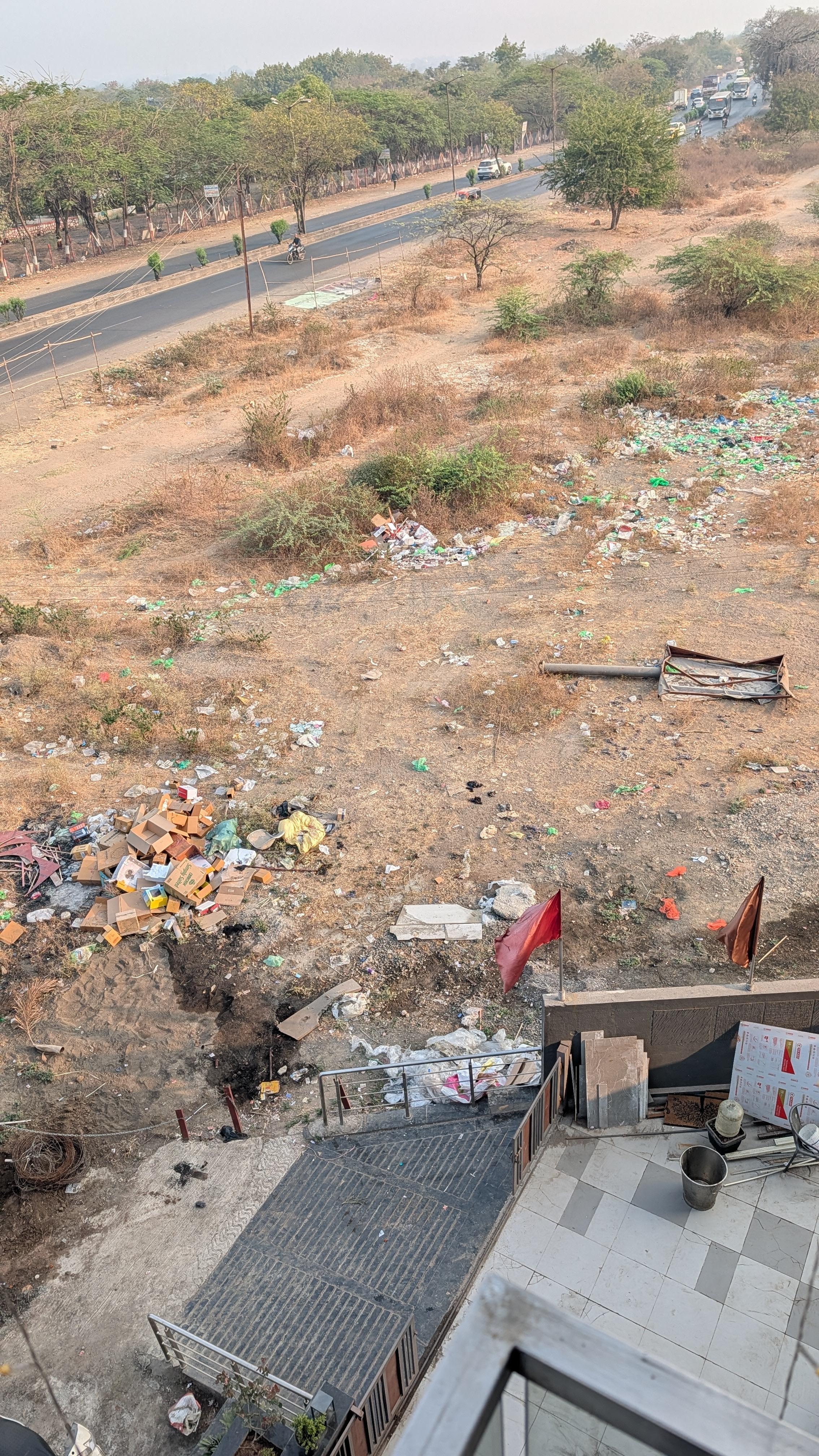 area looked like it was on the losing end of an atomic war