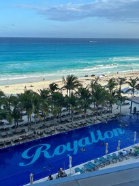 View from our ocean front room.