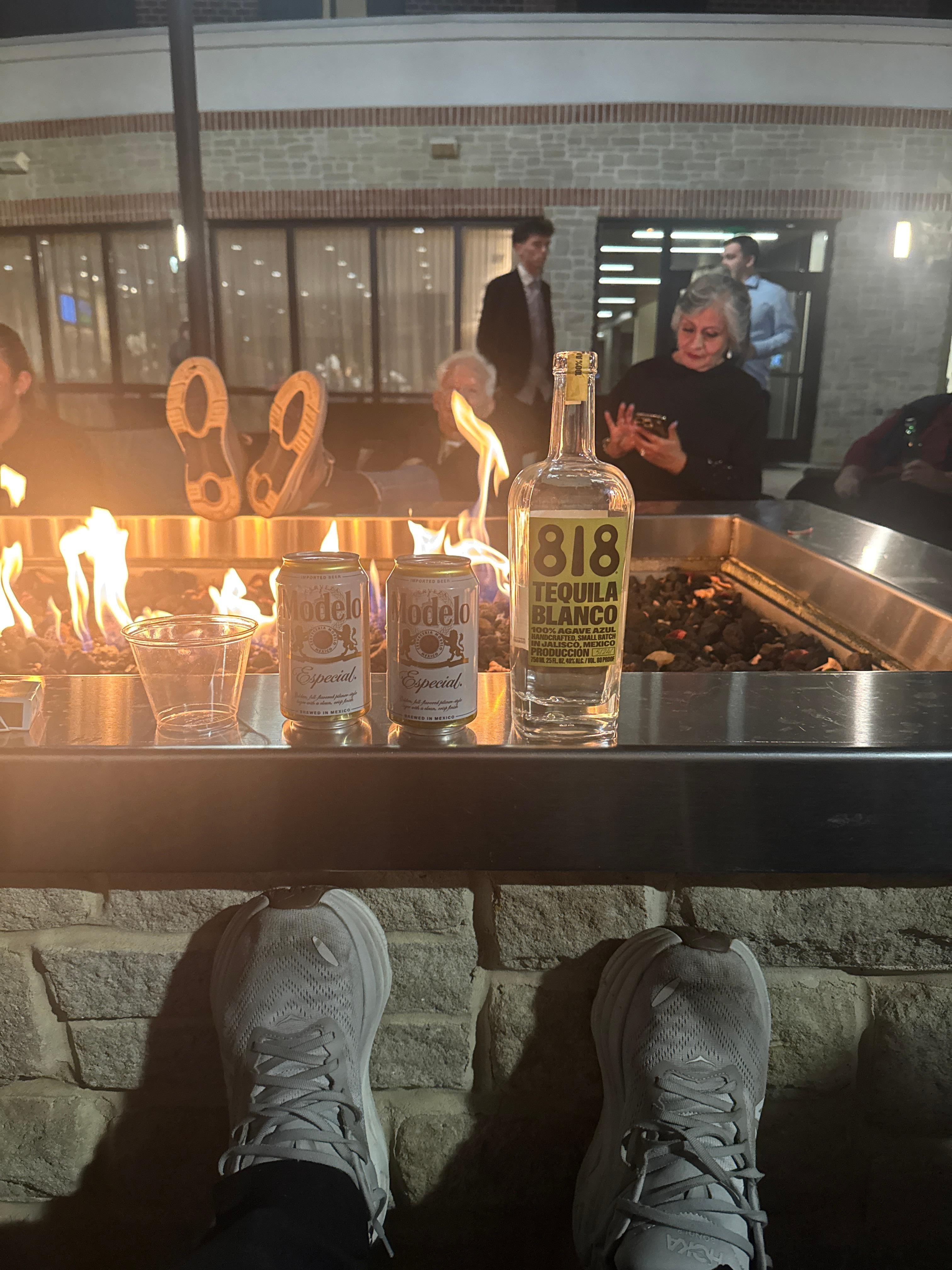 After wedding gathering.