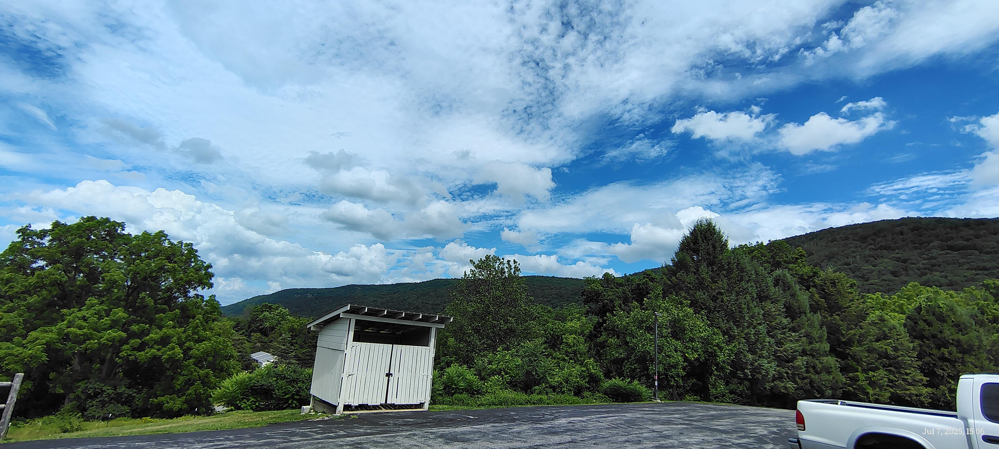 The view when leaving your room