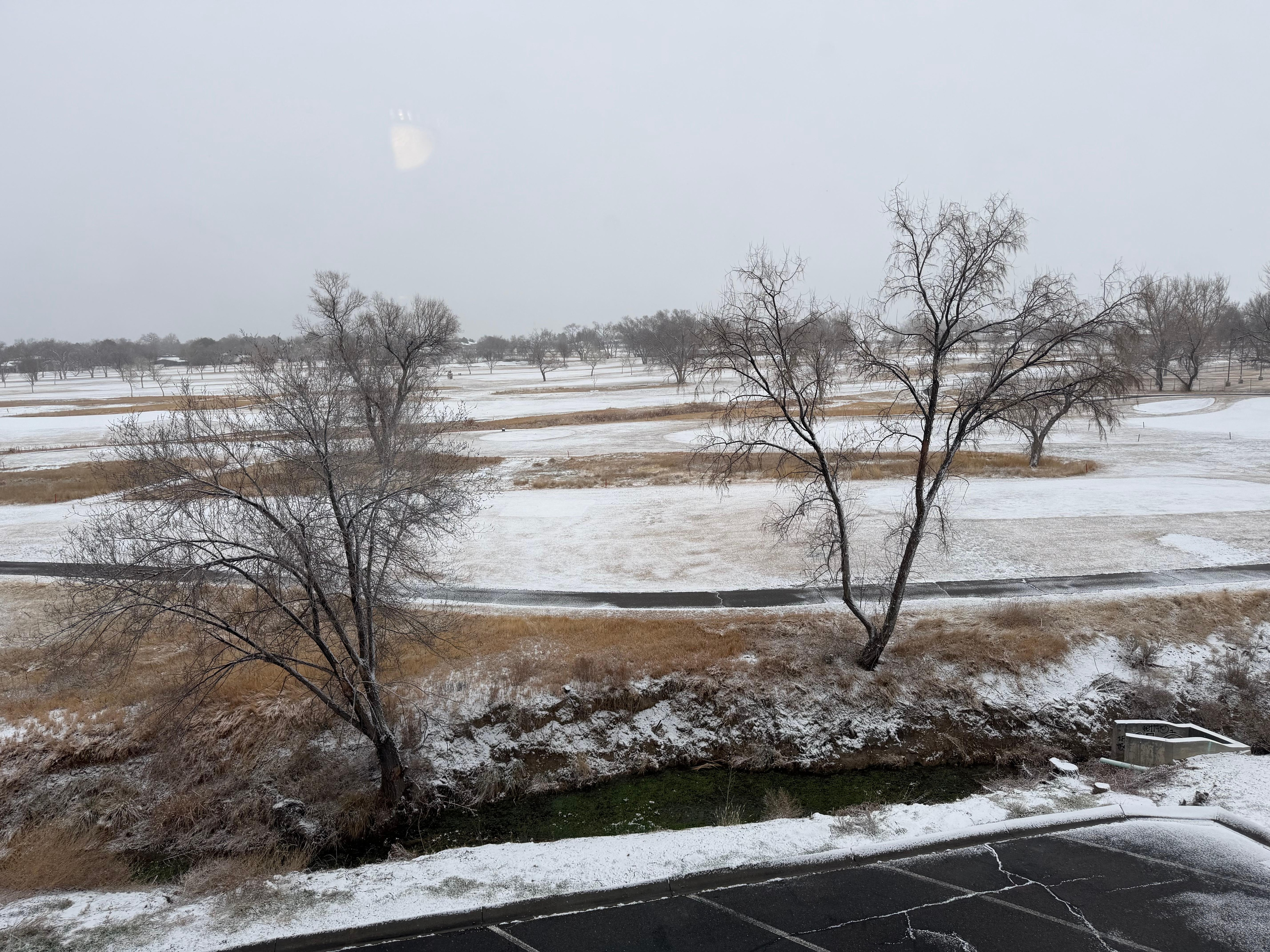 Vista al campo de golf en la parte trasera