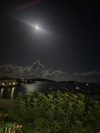 Full moon. Picture taken from the balcony of the condo.