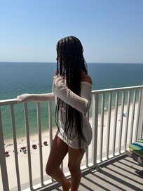 Our oldest loved getting her pictures taken in her different outfits out on the balcony!
