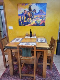 So sweet, there was a bottle of wine for us