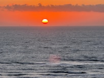 Sunrise from the large patio area.
