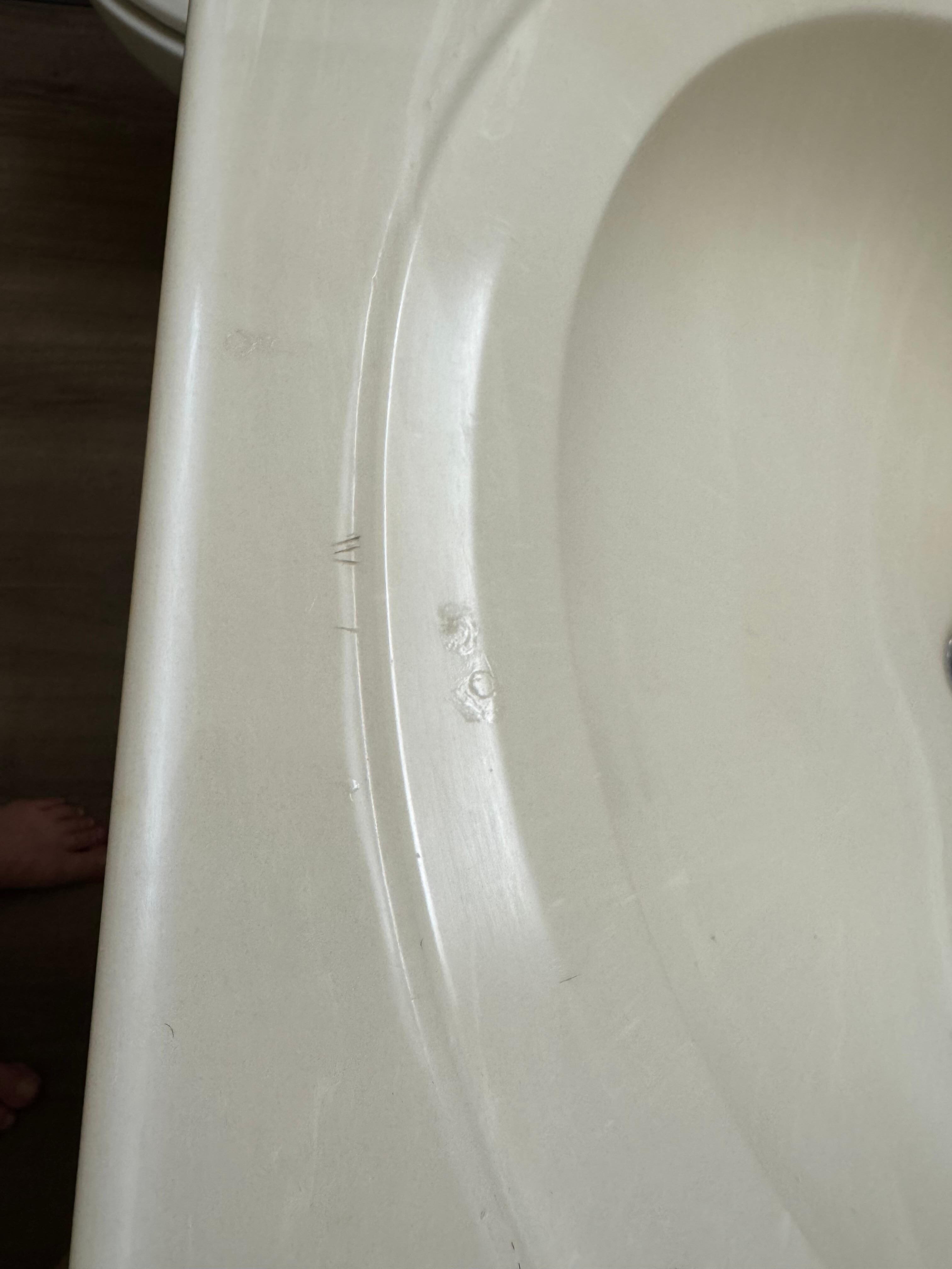 Cigarette Burns on Sink
