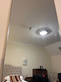All windows and mirrors dirty
