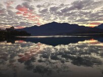 Sunrise at Sun Moon Lake on December 24, 2025