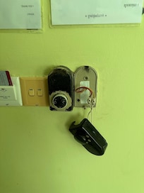 Ødelagt kontroll/bryter til takvifte