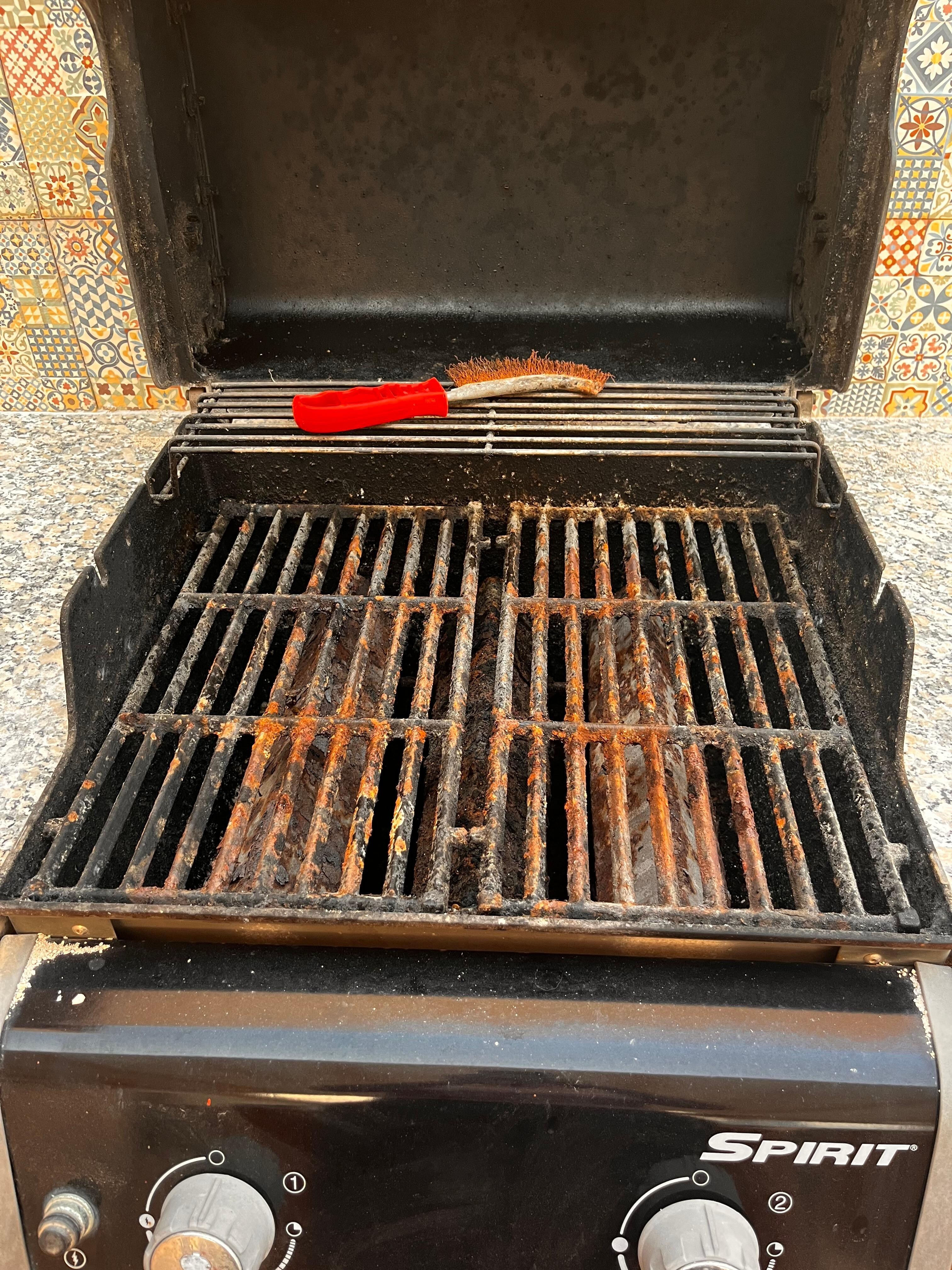 Dirt left on the terrance 