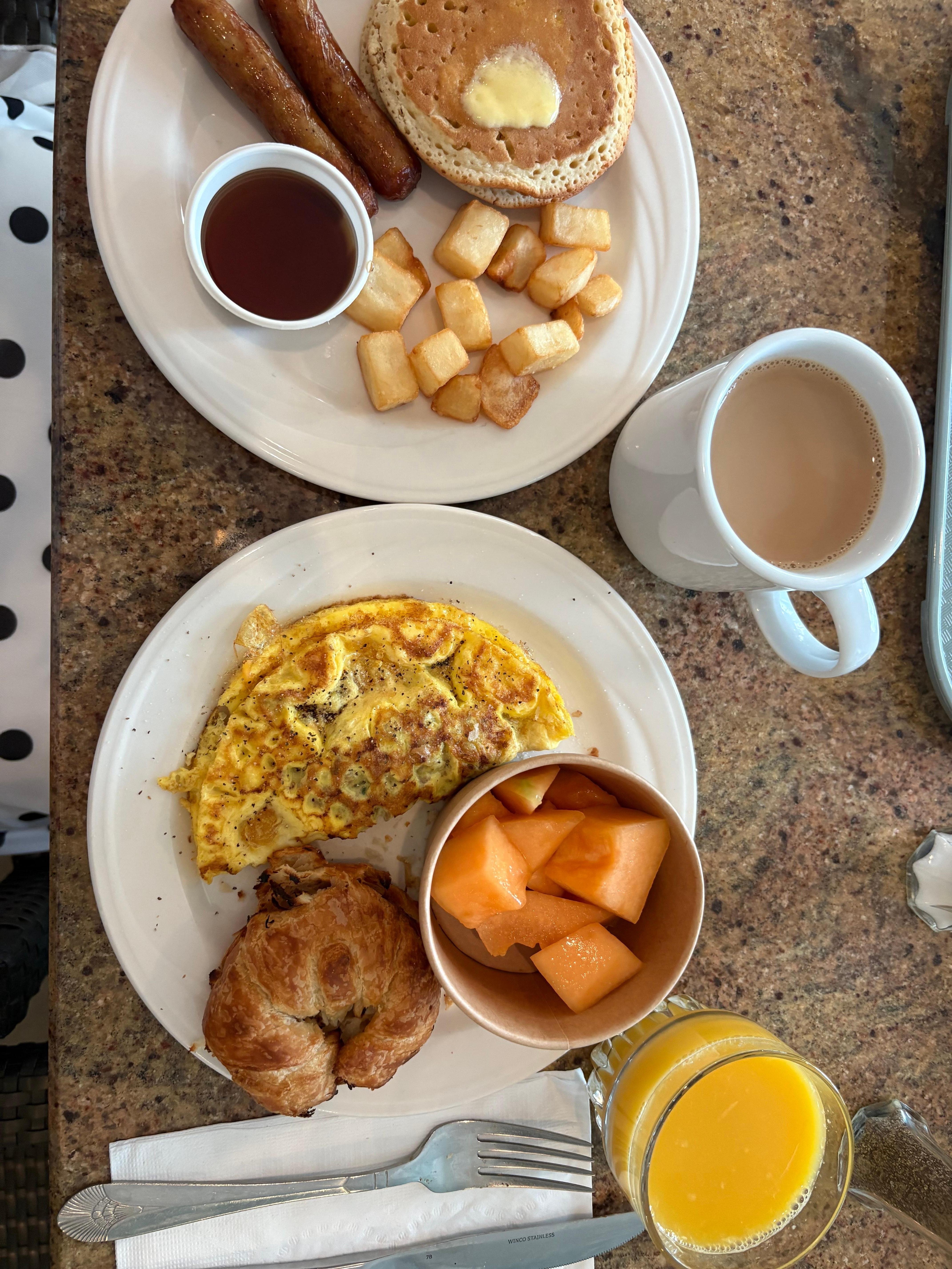 Complementary breakfast 