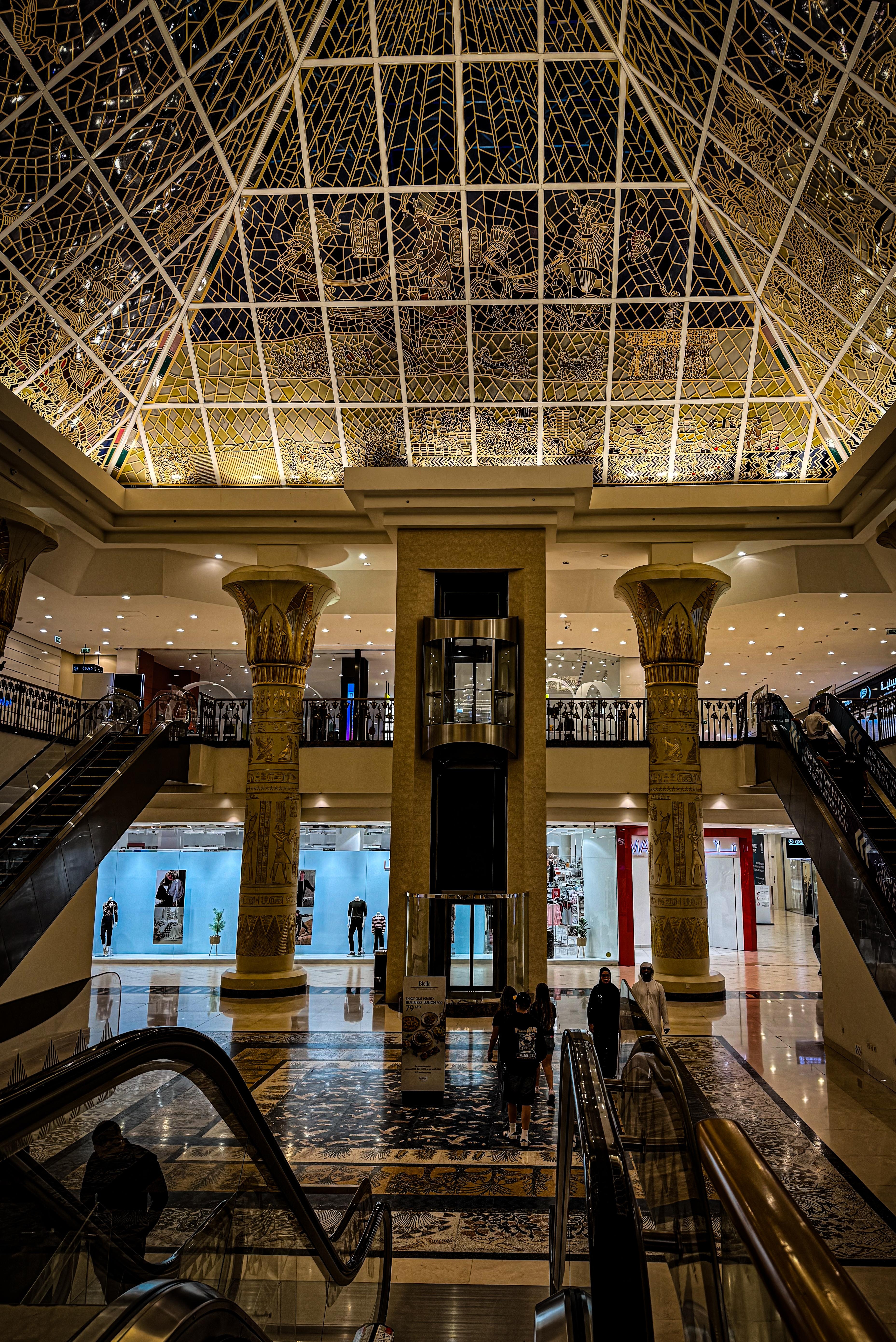 The Wafi mall is conveniently connected to the hotel. 