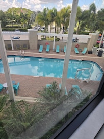 Pool is a good size