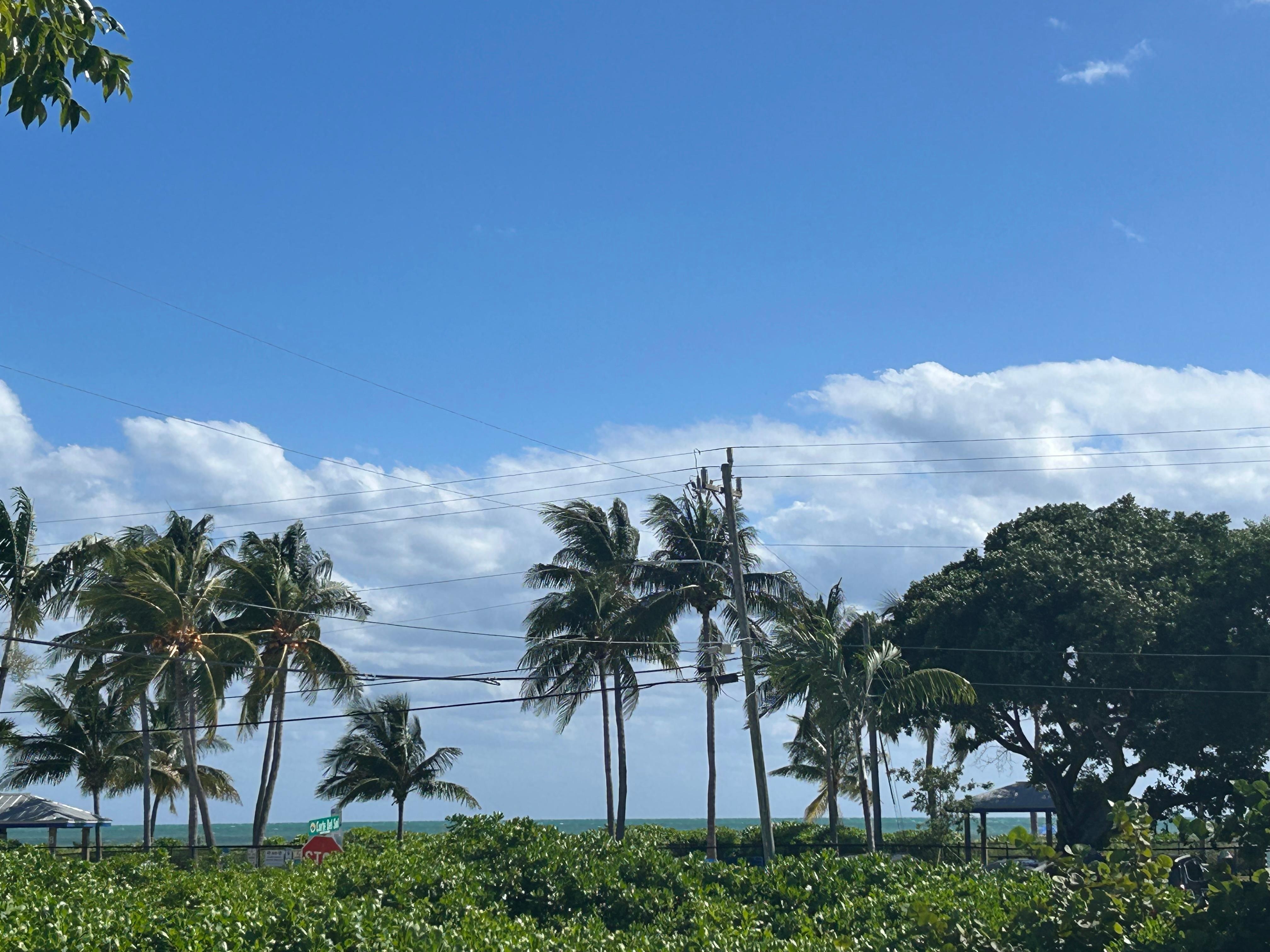 Beach view from patio