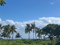 Beach view from patio