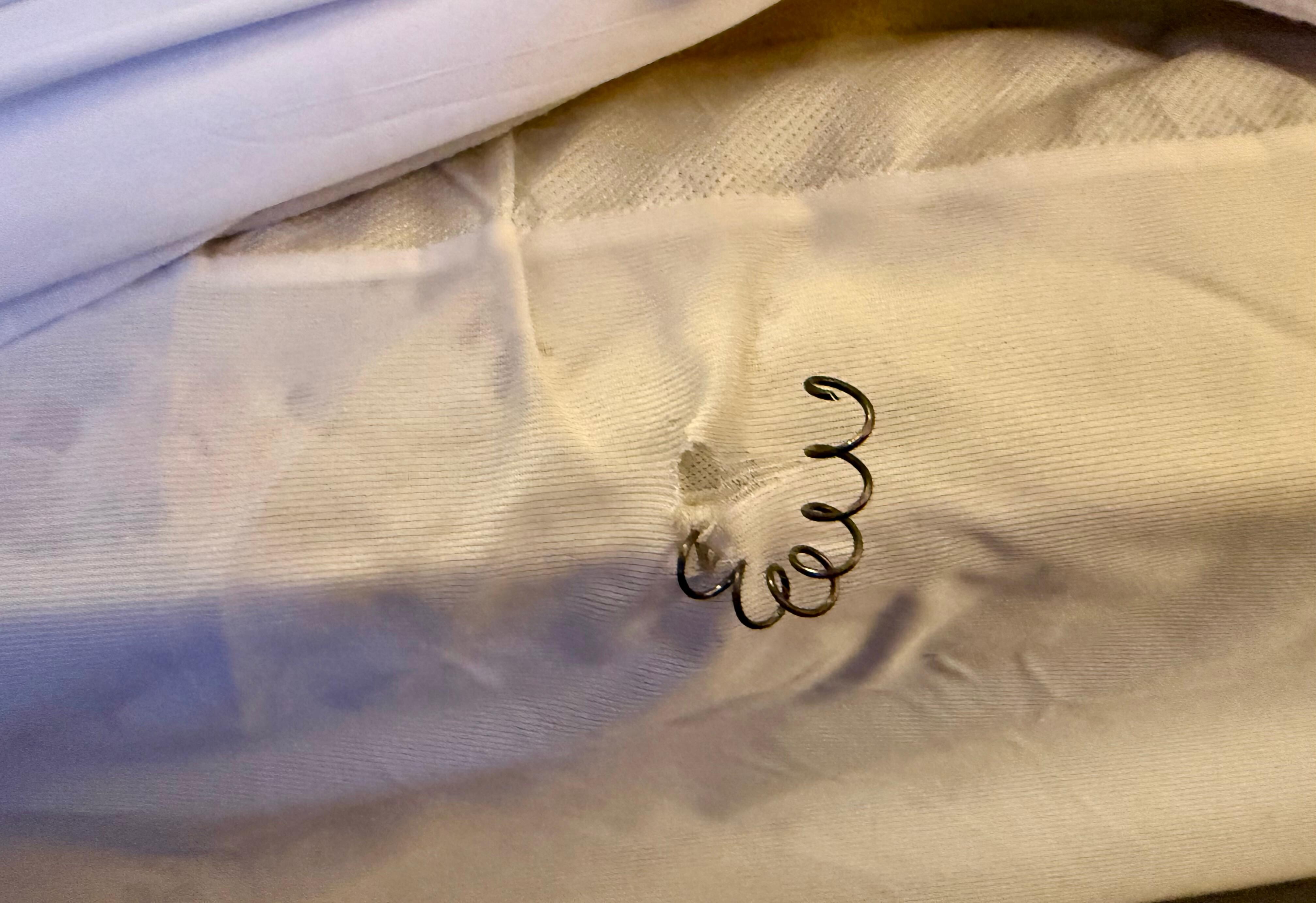 Bed springs on king bed