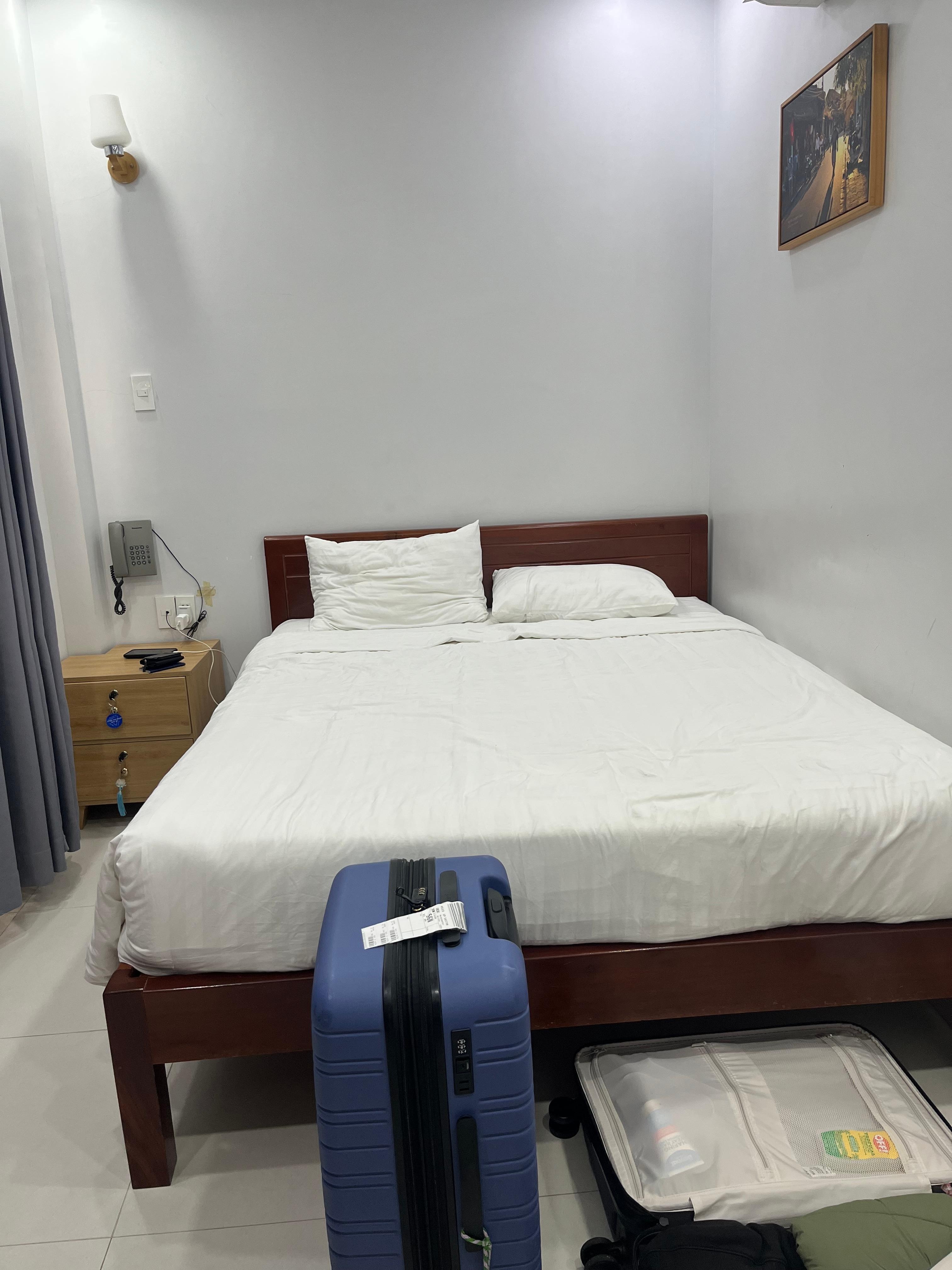 What you see when you go past the bathroom