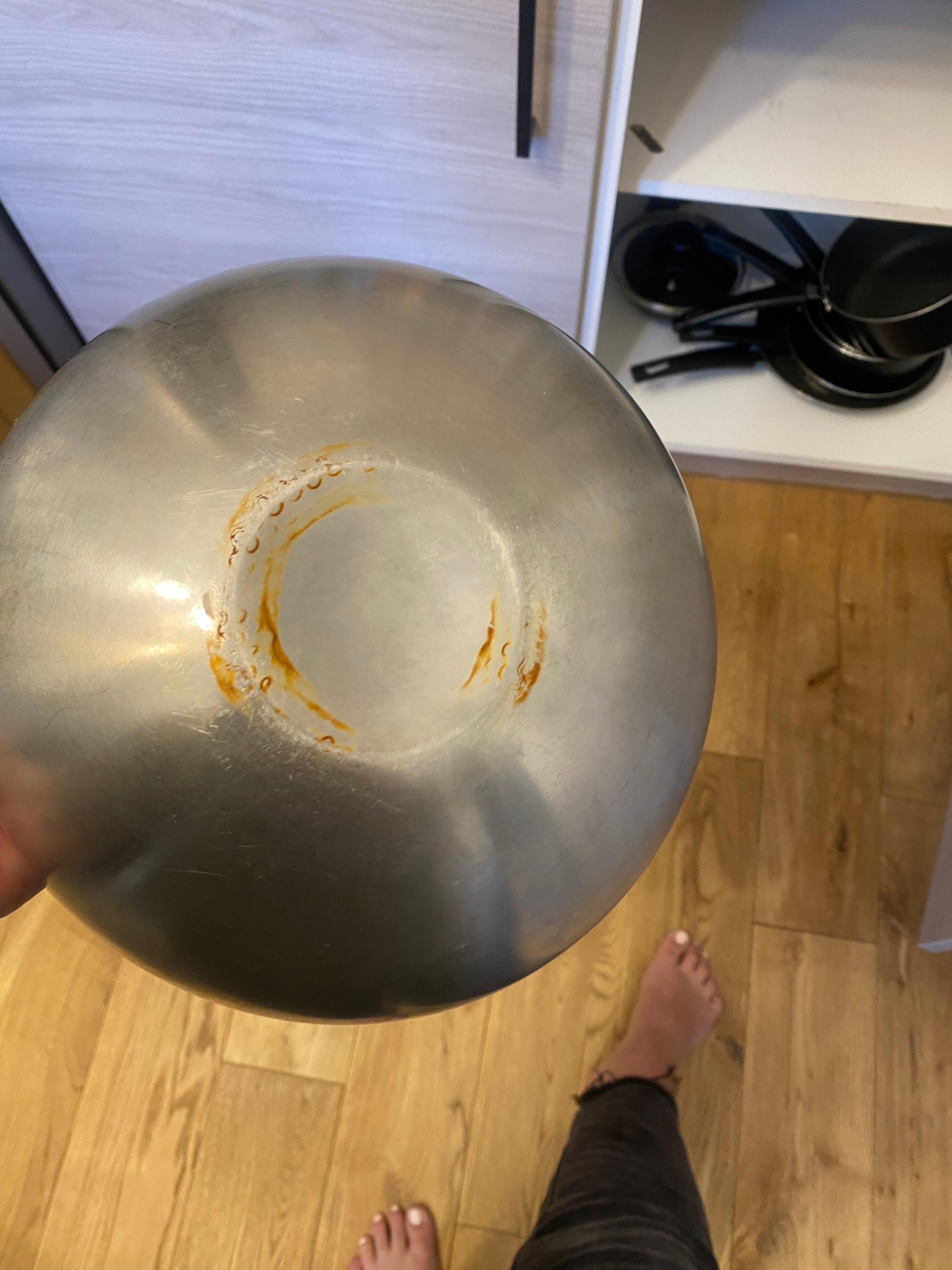 Pans have rust
