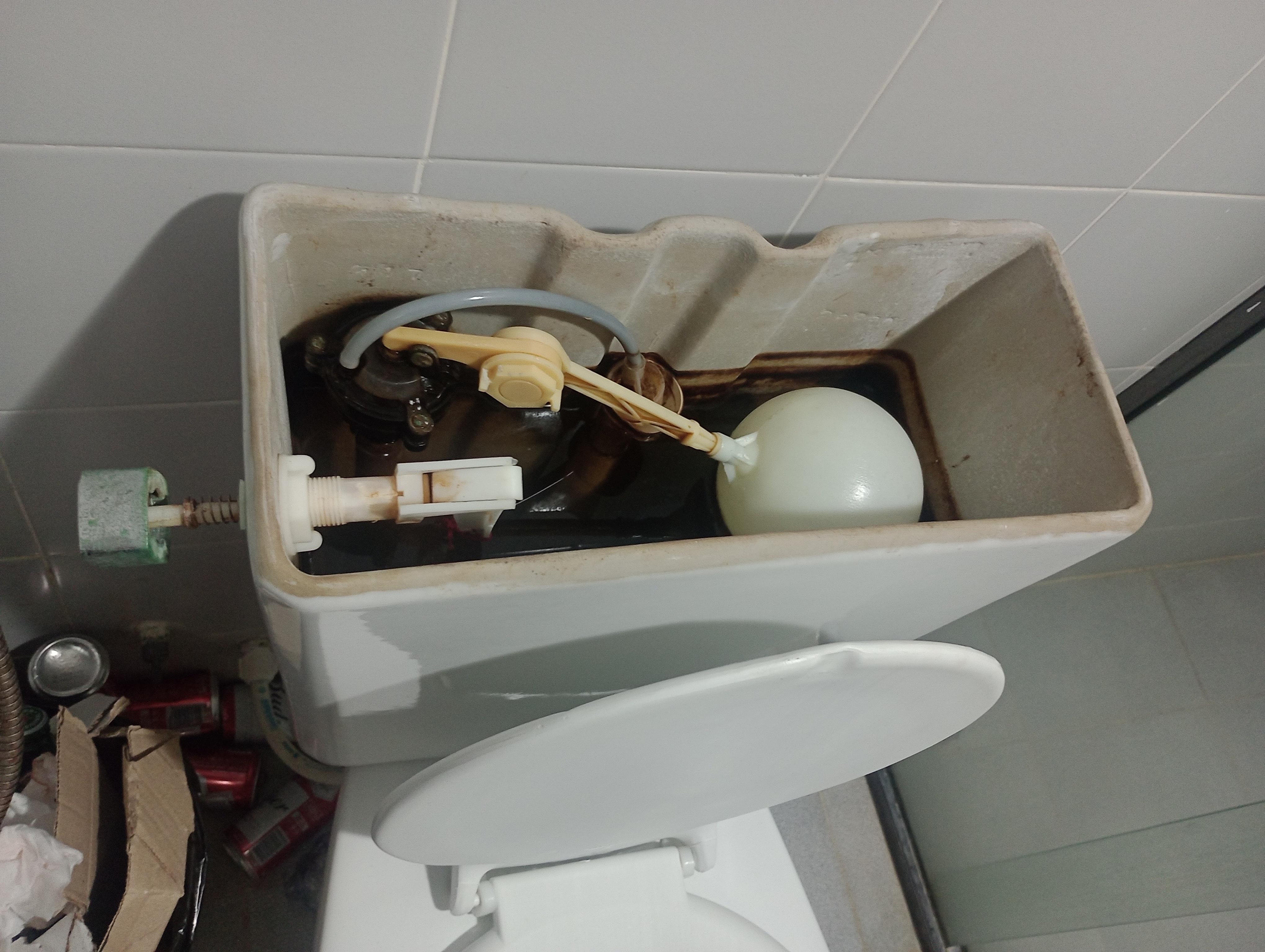 Descarga suja e sem funciona 