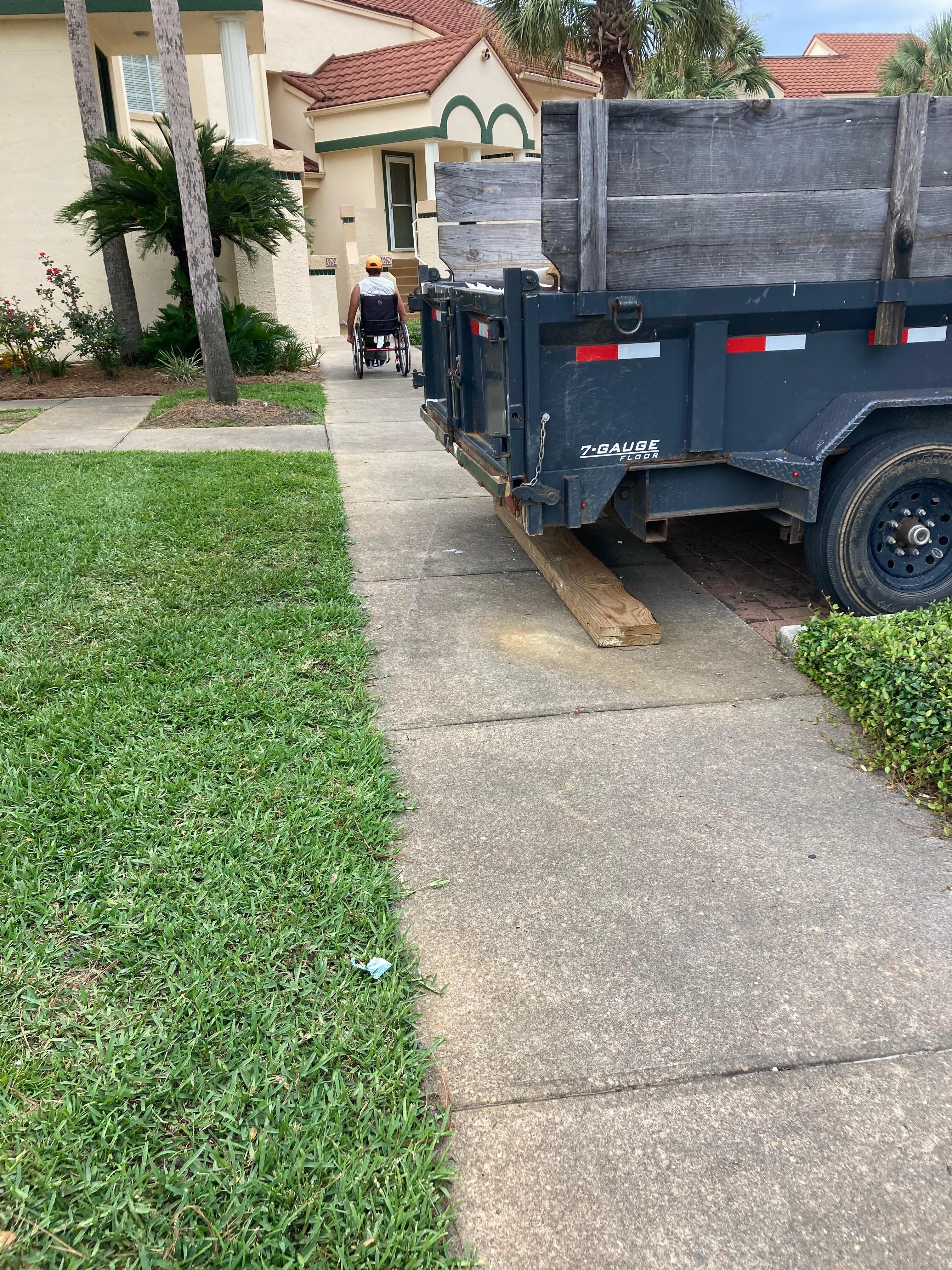 Blocked ramp