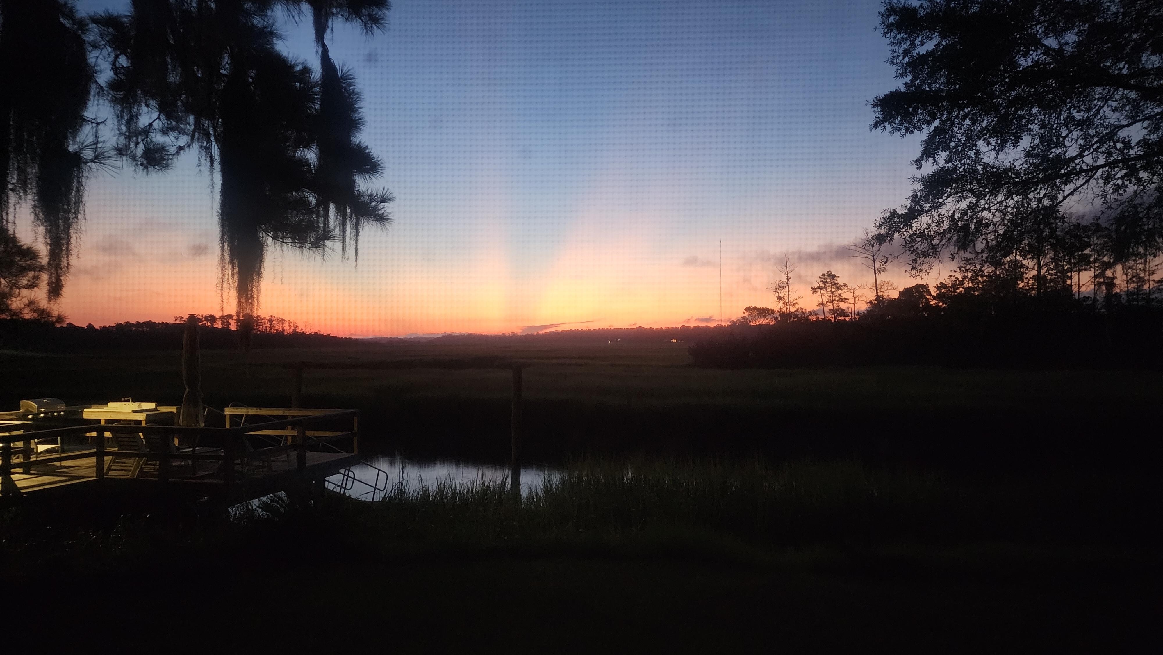 Sunrise over the marsh